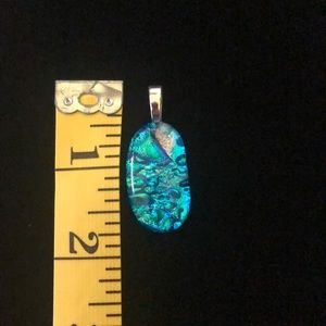 Dichroic art glass Pendant